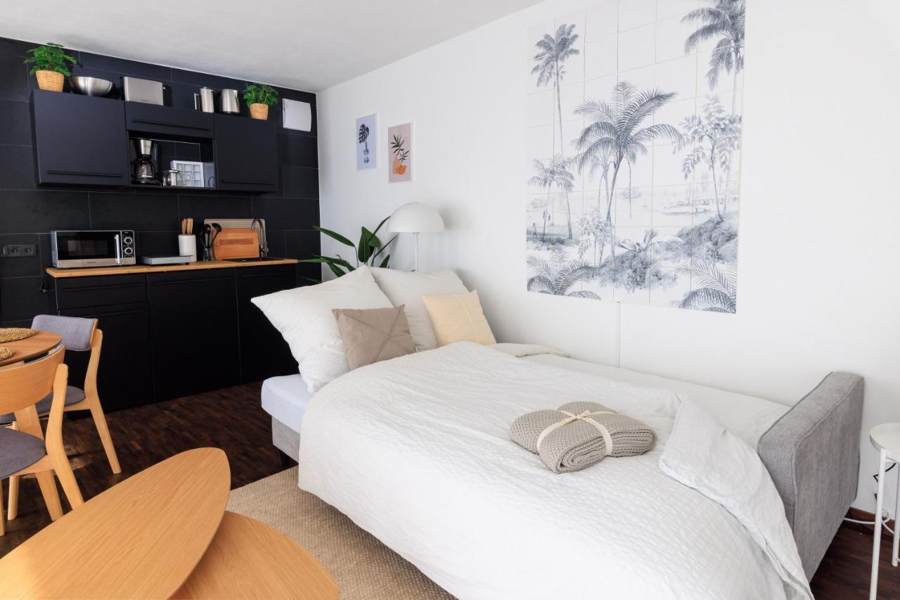 Global Living - Design Apartment I Rathausplatz I Beamer I Ac I Kitchen I Augsburg Eksteriør bilde